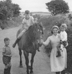 David L O Smith - First horse ride, in Cornwall