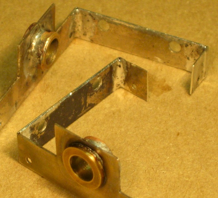 Components of inner frames for a Westdale DMU motor bogie - 0 gauge