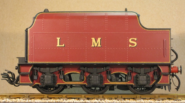 LMS 3500 gallon tender, 7mm scale (0 gauge) by David L O Smith from a david Andrew's kit.