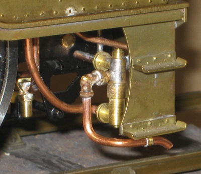 Live steam injector and vacuum trap on the Black Five