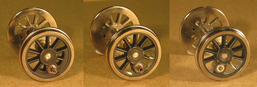 Central pair of driving wheels, Ixion Hudswell Clarke 0-6-0ST