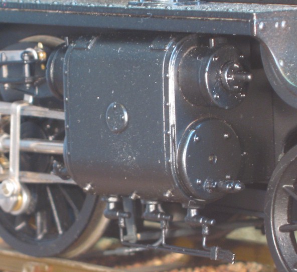 Clyinder detail - LMS 8F in 7mm scale (0 gauge)