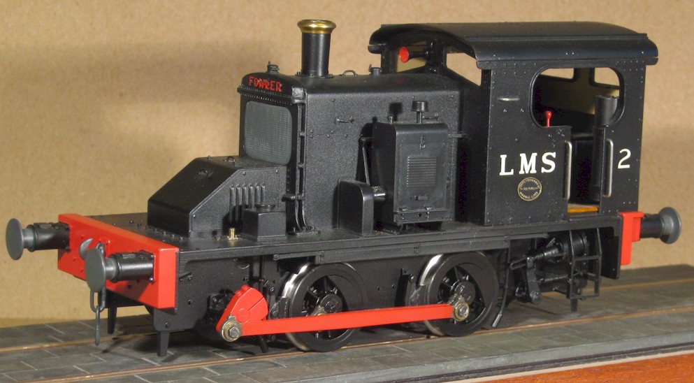 LMS Fowler 0-4-0DM - model in 7mm scale (O Gauge) by David L O Smith