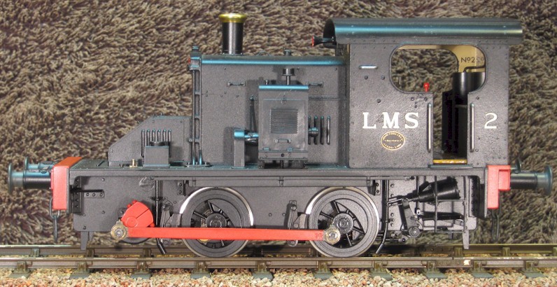 Fowler Diesel Mechanical 7mm model  (O Gauge) LHS  0-4-0DM by David L O Smith
