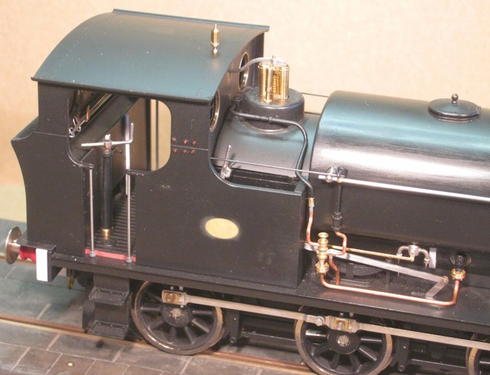 Cab, bunker and tank - modification to RHS of Ixion Hudswell Clarke 0-6-0ST