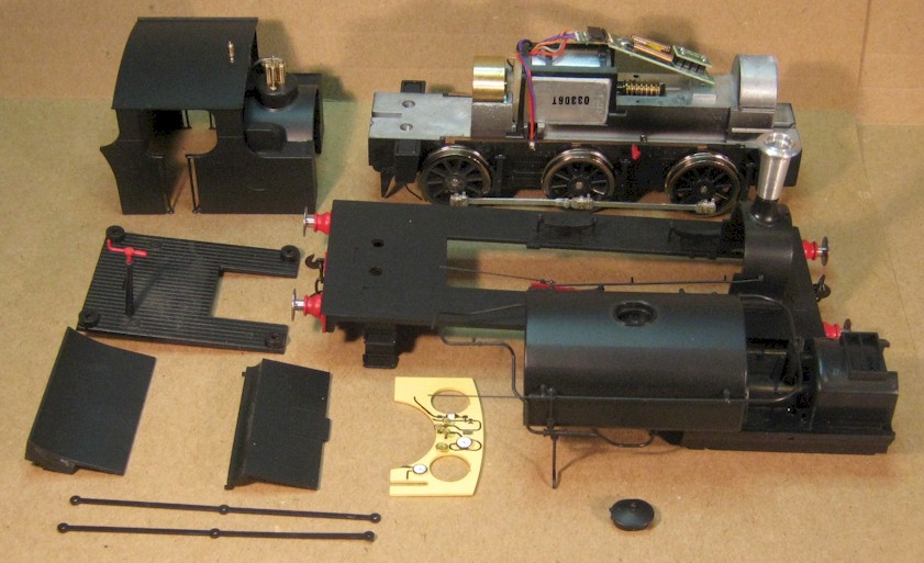 7mm scale [0 gauge] Ixion Hudswell Clarke 0-6-0ST in parts