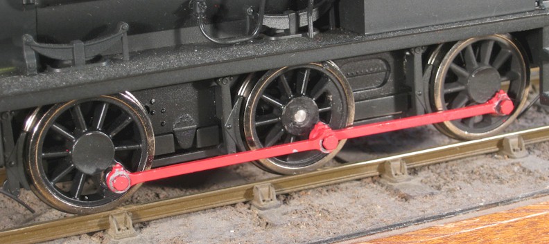 Ixion Hudswell Clarke coupling rods before