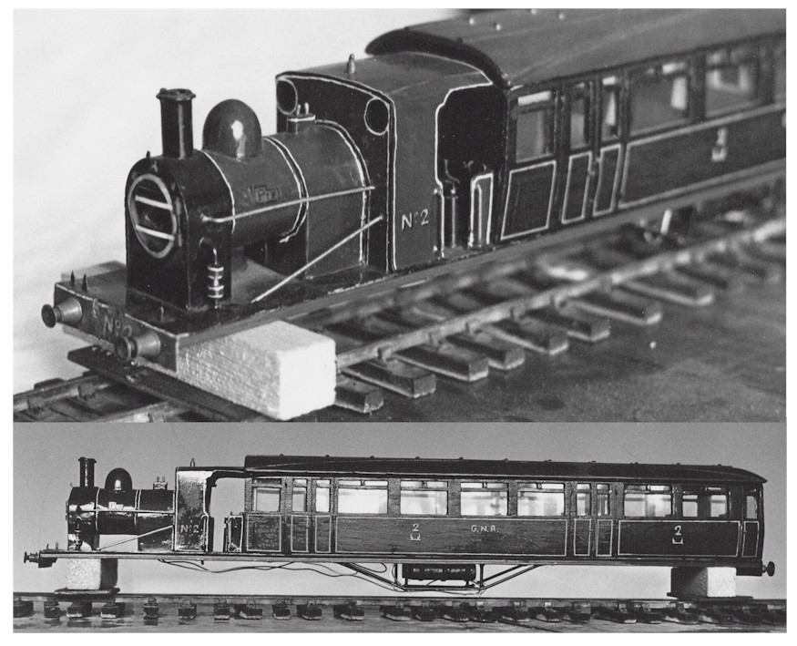 Scratch-built Great Northern Railway Railmotor No. 2 - 0 gauge