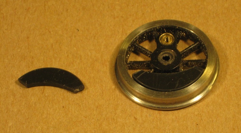 Wheel and balance weight for GWR 1361 class