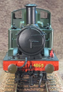GWR 0-4-2T No 4869  [0 gauge 7mm scale] - Front