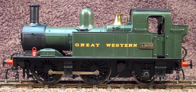 GWR 0-4-2T No 4869  [0 gauge 7mm scale] - Side