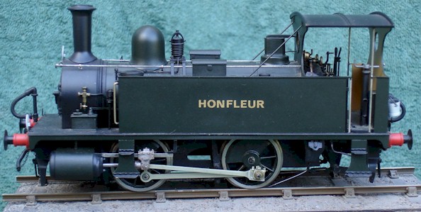 LSWR 0-4-0T Honfleur - model in 7mm scale (O gauge)