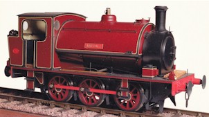 Airedale 15" Hunslet - model in 7mm scale (O Gauge) by David L O Smith