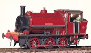 7mm scale (0 gauge) 'Airedale' 15" Hunslet 0-6-0ST