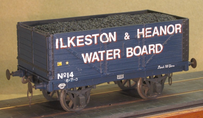 Ilkeston & Heanor Water Board 7-plank wagon - 7mm scale (0 gauge)