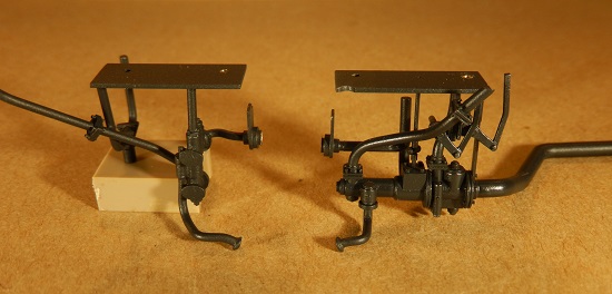 Injectors (live steam and D&M exhaust steam) for LMS Royal Scot, British Legion in 7mm scale [0 gauge]