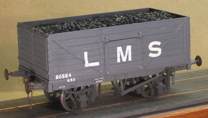 LMS  7-plank side and end door wagon - 7mm scale (0 gauge)