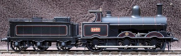 LNWR Cauliflower Express Goods Locomotive - model in 7mm scale (O Gauge) by David L O Smith