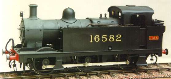 LMS 3F 0-6-0T 'jinty' - model in 7mm scale (O Gauge) by David L O Smith