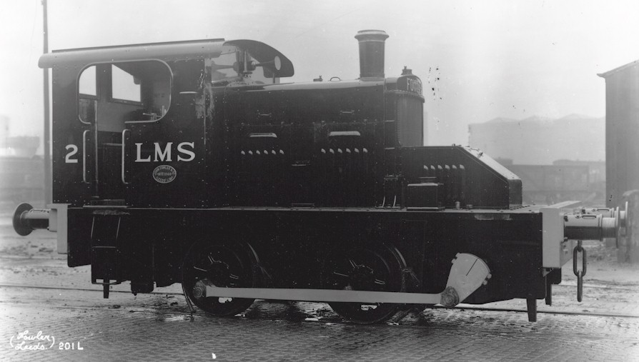 Official Works Photograph RHS of Fowler 0-4-0DM LMS No. 2