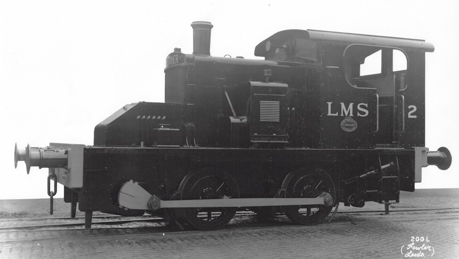 Official Works Photograph LHS of Fowler 0-4-0DM LMS No. 2
