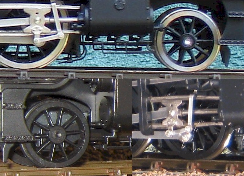 LMS 8F pony truck + modified uinion link