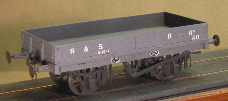 R&SBR 3-plank open wagon - 7mm scale (0 gauge)