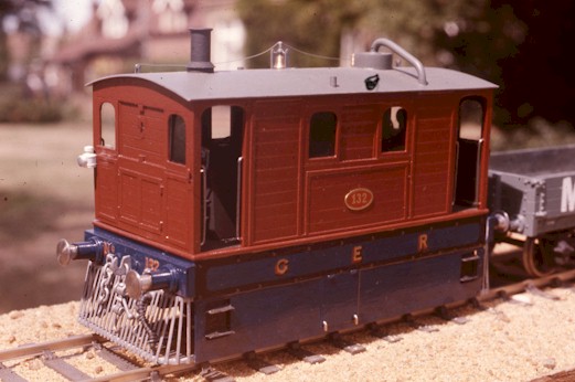 GER (W&UT) tram engine No. 132 in 7mm scale model  (O Gauge)